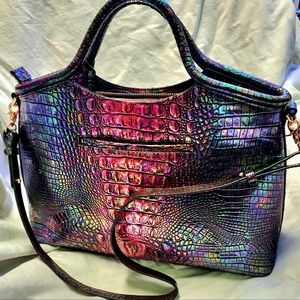 Brahmin's Elaine Black Pearl Ombre Clutch